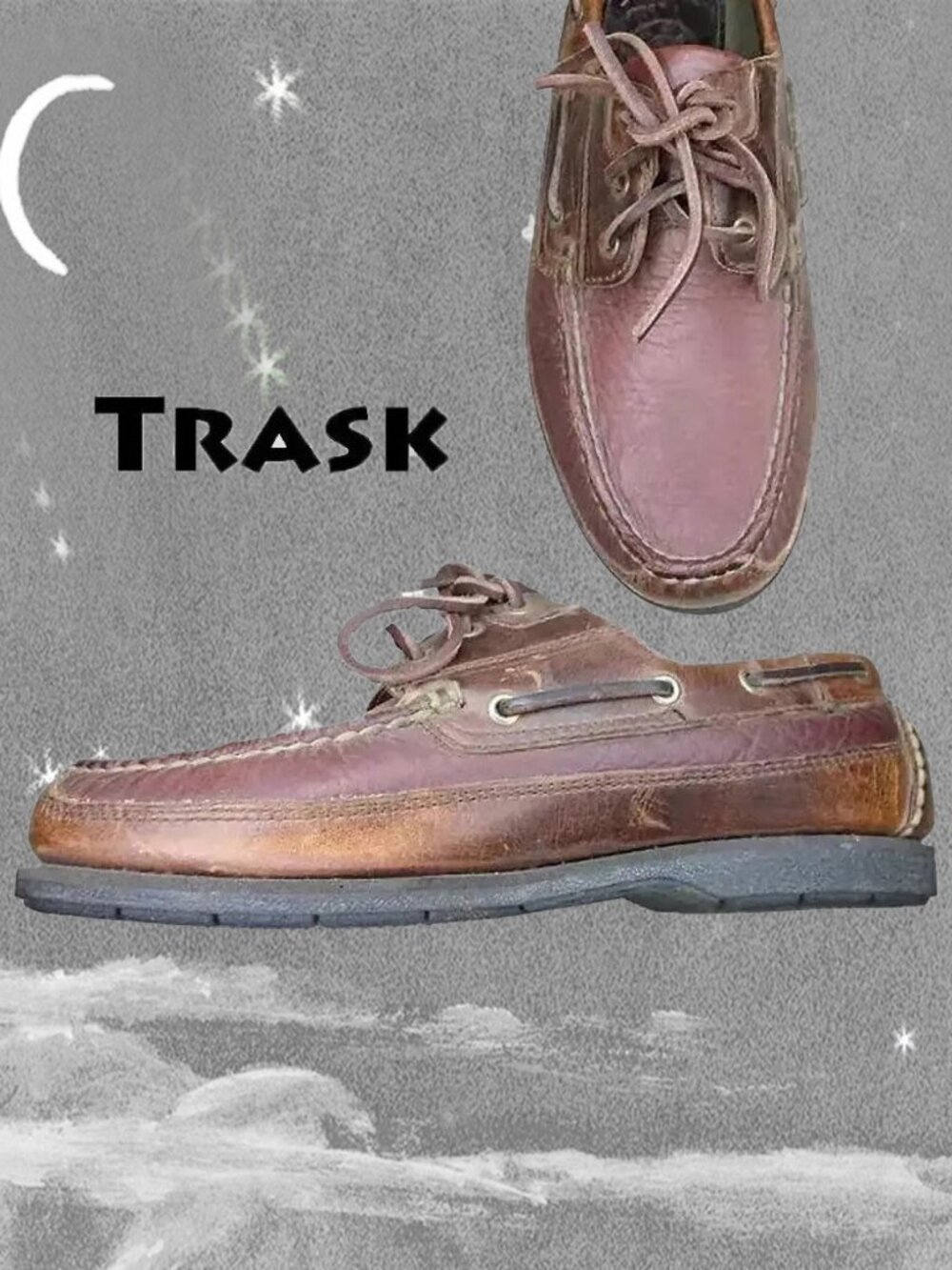 Men's Loafers, Classic Casual Academia Leather Shoes 8M Trask